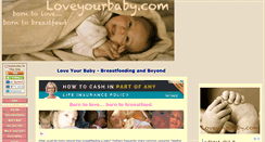 Desktop Screenshot of loveyourbaby.com